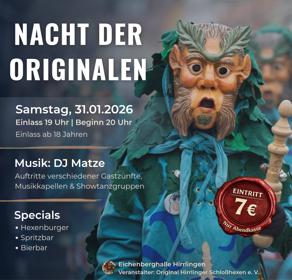 Nacht der Originalen - 31.01.2026