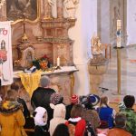 Hirrlingen 06.02.2023
Fasnet, Narrenmesse Orginalen Hirrlinger Schlosshexen, Kirche
FOTO: ULMER
xxNOxMODELxRELEASExx