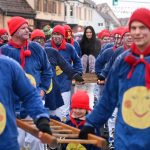 Hirrlingen 06.02.2023
Fasnet, Umzug Orginalen Hirrlinger Schlosshexen: Moofanger Bierlingen
FOTO: ULMER
xxNOxMODELxRELEASExx