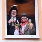 Hirrlingen 06.02.2023
Fasnet, Umzug Orginalen Hirrlinger Schlosshexen:
Schmuckbild, Kassierer SV Hirrlingen, Basti Zug und Thomas Kleindienst
FOTO: ULMER
xxNOxMODELxRELEASExx