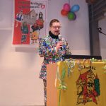 Hirrlingen 06.02.2023
Fasnet, Zunftmeisterempfang Orginalen Hirrlinger Schlosshexen im Buergersaal
Buergermeister Simon Koenig
FOTO: ULMER
xxNOxMODELxRELEASExx