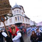 Hirrlingen 06.02.2023
Fasnet, Umzug Orginalen Hirrlinger Schlosshexen: Schlosshexe, Tafel, Luis Eberhart
FOTO: ULMER
xxNOxMODELxRELEASExx