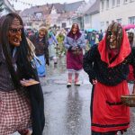 Hirrlingen 06.02.2023
Fasnet, Umzug Orginalen Hirrlinger Schlosshexen, Wengert Hexen Rottenburg
FOTO: ULMER
xxNOxMODELxRELEASExx